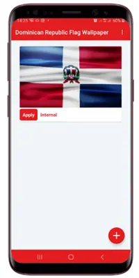 Dominican Republic Flag Wallpaper android App screenshot 3